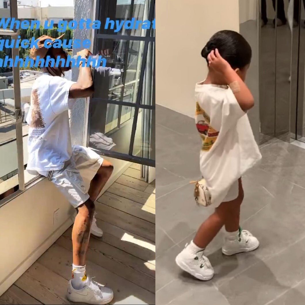 TRAVIS SCOTT FANS π₯ (@LaflameScott) on Twitter photo 2020-09-24 21:38:07 YUP.. Stormi in her WHITE TEE YUP.. Stormi in her WHITE TEE