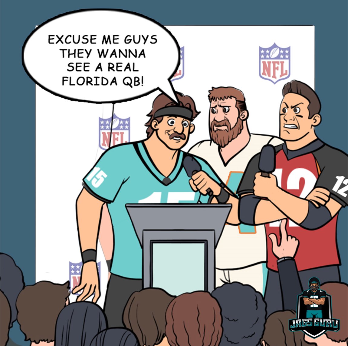 GuruJags's tweet photo. @TheJaguarsWire This is Minshew after our game TONIGHT! https://t.co/HyRHNou8Jc