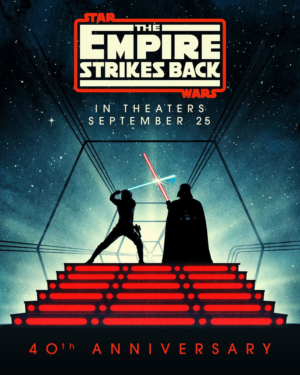 WJmedia's tweet photo. This weekend, The Empire Strikes Back is in theaters.... #StarWars https://t.co/NTtHADUzbn