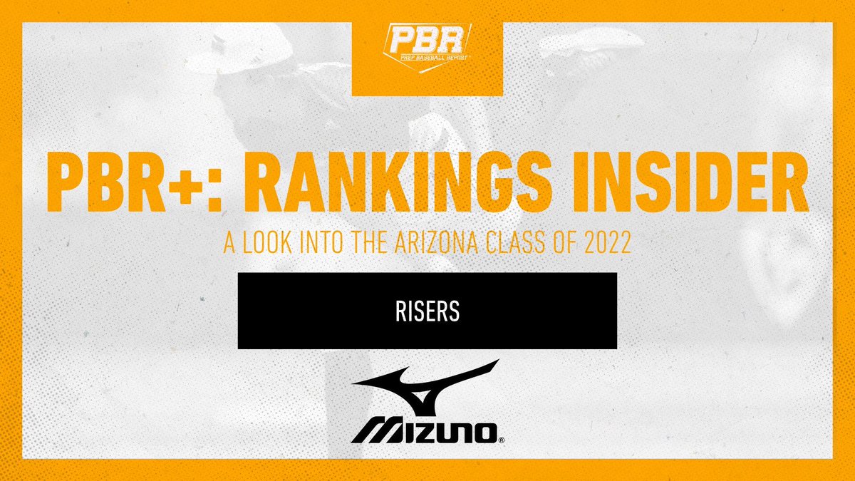 PrepBaseballAZ's tweet photo. PBR+: Rankings insider⚡️

📈Risers

👉🏻 We take a look at some prospects that have made jumps in our recently updated class of 2022 rankings in Arizona.

@prepbaseball @PBR_Uncommitted 

🔗 https://t.co/JmdzaJ79TS https://t.co/MKFUV3E1o8