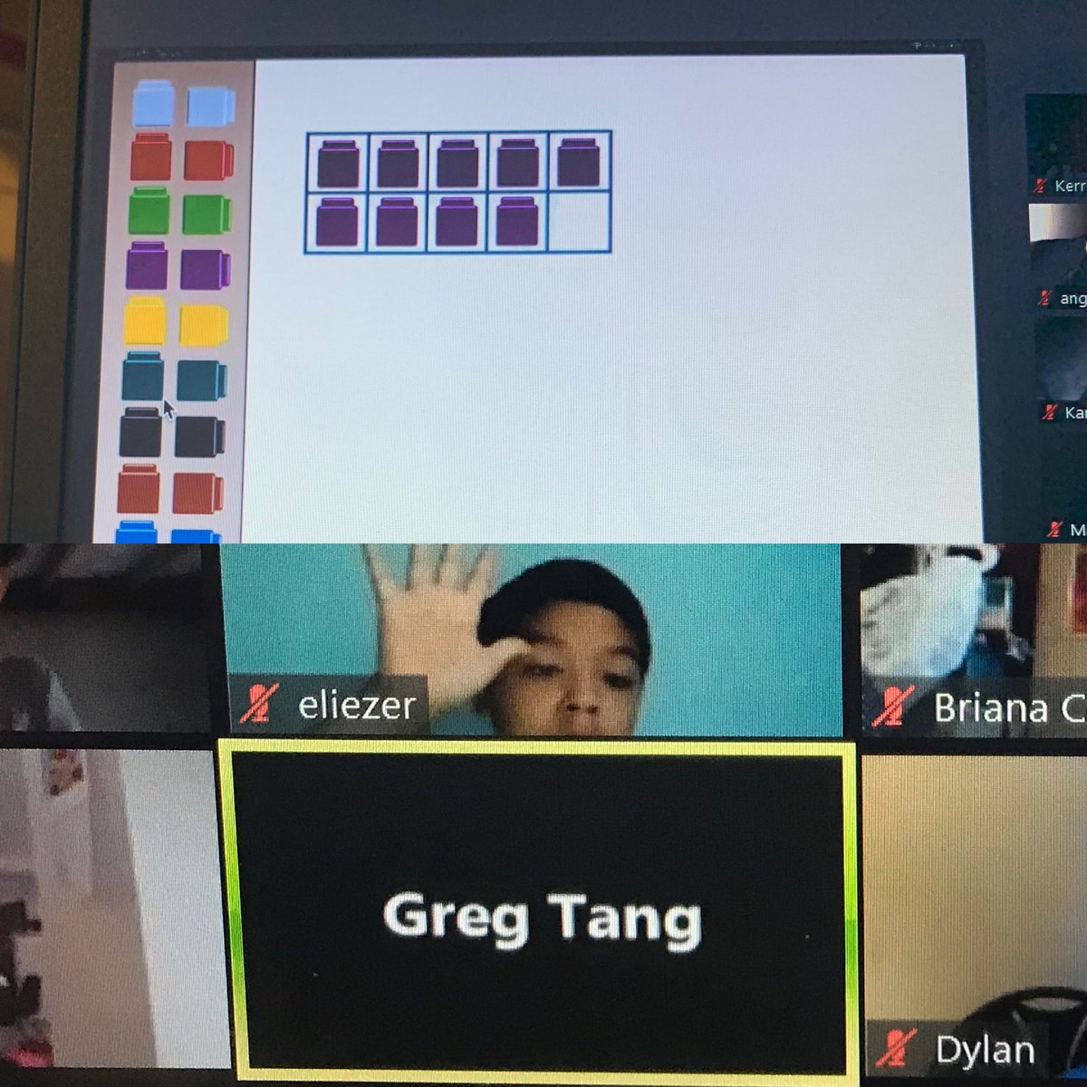 TricialgJohnson's tweet photo. You know what’s amazing about remote learning!? Having the ability to invite the best experts ever into our classrooms! @gregtangmath @AMTNYS @AMTRAmath @RCSDNYS @RCSDParents #school17 We were so excited about learning together today! https://t.co/Fr1dSpRlXv