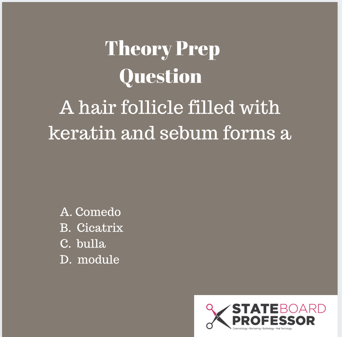 stateboardprof's tweet photo. Can you answer this? Answer in the comments. 

#cosmetology #barber #nailtech #esthetician #cosmetologyschool #barberschool #nailschool #estheticianschool #futurecosmetologist #futurebarber #futurenailtech #futureesthetician #stateboard #stateboardkits #stateboardprofessor… https://t.co/6Ca5Z0GyWY