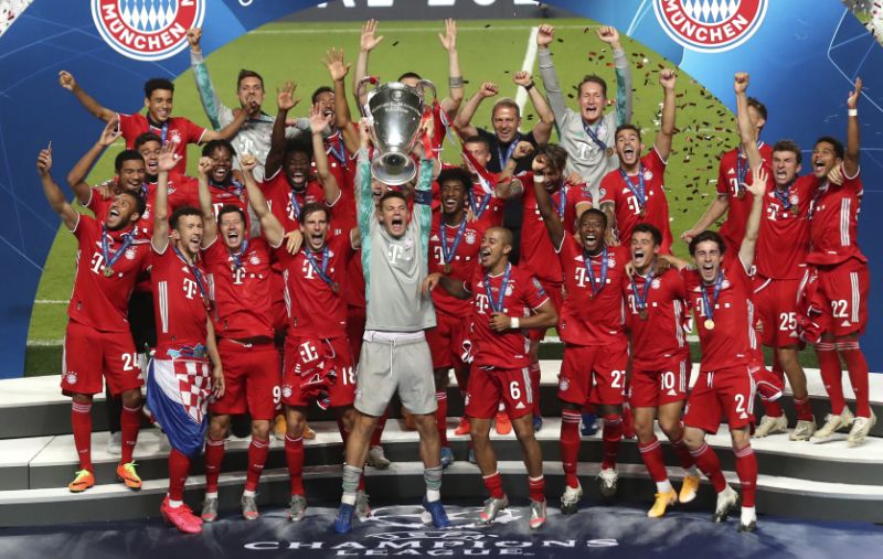kappilinho's tweet photo. ✅Bundesliga 
✅DFB Pokal 
✅UEFA Champions League
✅UEFA Super Cup  

Bayern can call themselves quadruple winners.   

German Super &amp; FIFA Club World Cup next! https://t.co/BjeLPWNxYa