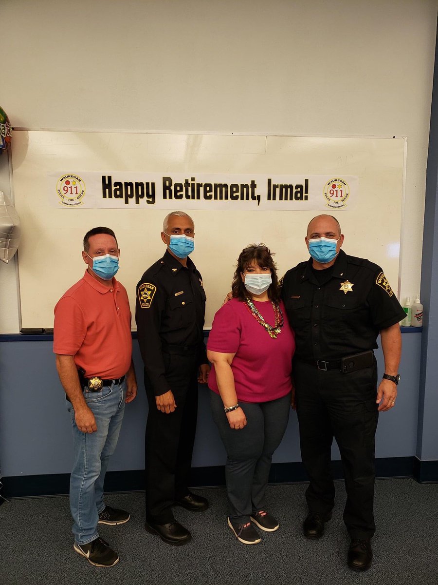 Today, we celebrated the Director of Communications, Irma Garza on her retirement from the City of Waukegan after 36 years! We are incredibly grateful for her tireless service to our team and dedicated service to our community!
Thank you Irma, and Congratulations! Enjoy! https://t.co/RdGzPXxDH2