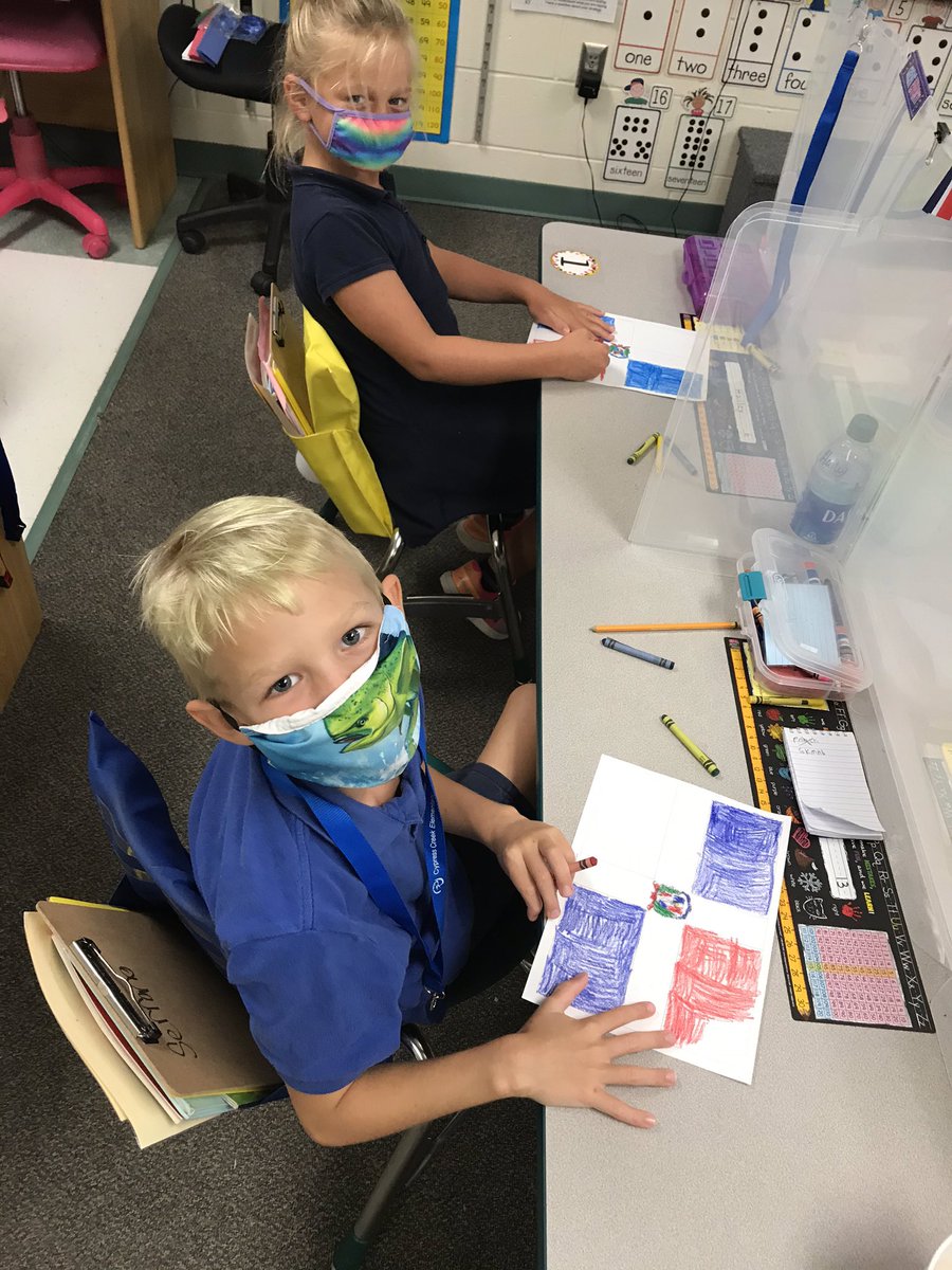 What an exciting day as we celebrated the Dominican Republic with 2 special guest speakers! My Otters were fully engaged with our Nearpod as we took our virtual field trip! We learned about country’s history, colors of the flag, wind farm,&amp; industrial crops!🦦🇩🇴<a href="/cypresscreekvcs/">Cypress Creek</a>