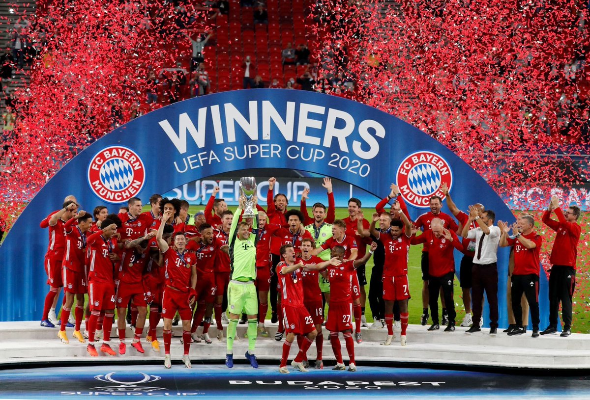 عام 2013 🏆
عام 2020 🏆

بايرن ميونخ يفوز بالسوبر الأوروبي ويتزعم أوروبا وحيدًا! 😎