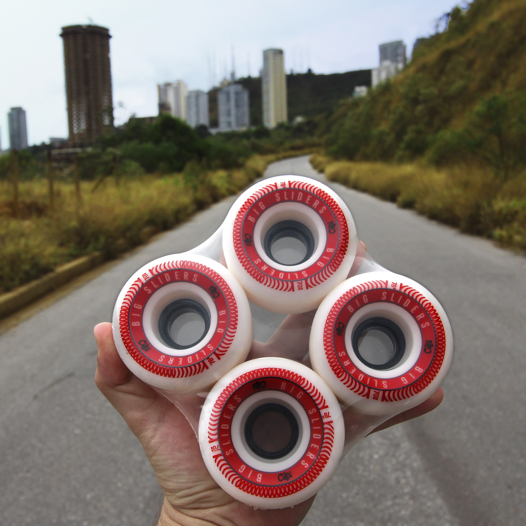 CueiWheels's tweet photo. 🇺🇸 Why BIG Sliders? With the intention of creating a wheel for faster rides, we've made the exact same wheel in the size 70mm, without changing the design, formula, and durometer of the material. The result is a slightly grippier Cuei Sliders with more control at high speeds! https://t.co/jdaLsc0LJT