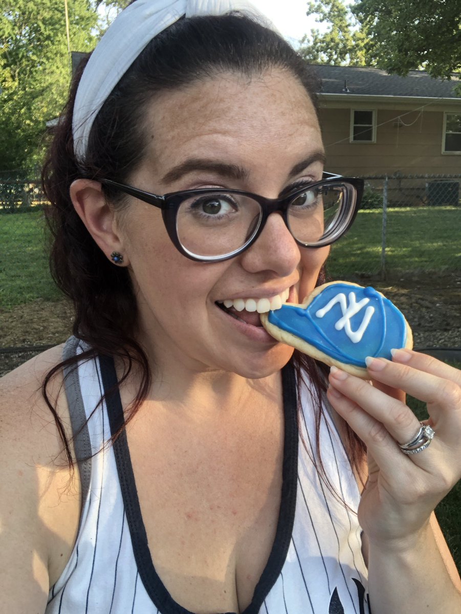 AmyToporek's tweet photo. @YESNetwork @Toyota Hey @YESNetwork ! Three decades of Pinstripe Pride for this Yankees fan here. One good thing to come out of quarantine is I haven’t missed a @Yankees game all season!  Let’s go Yanks! #ToyotaPinstripePride https://t.co/NiEmdTUaCq