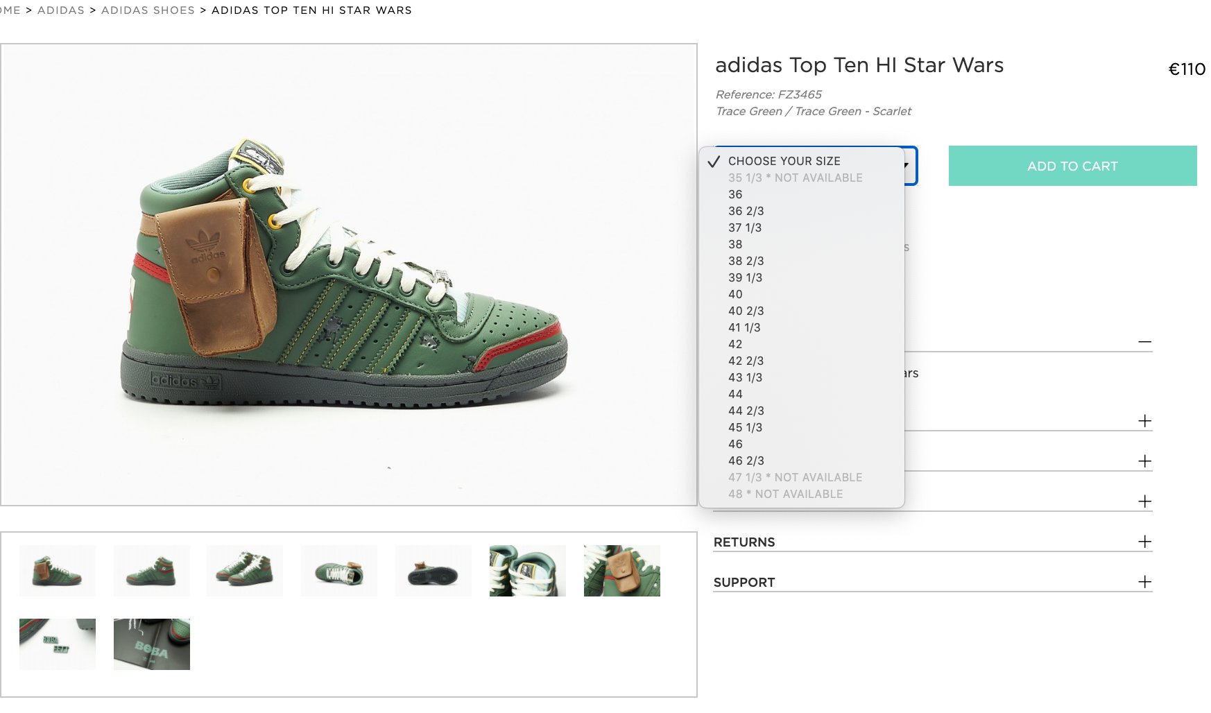 top ten hi star wars shoes