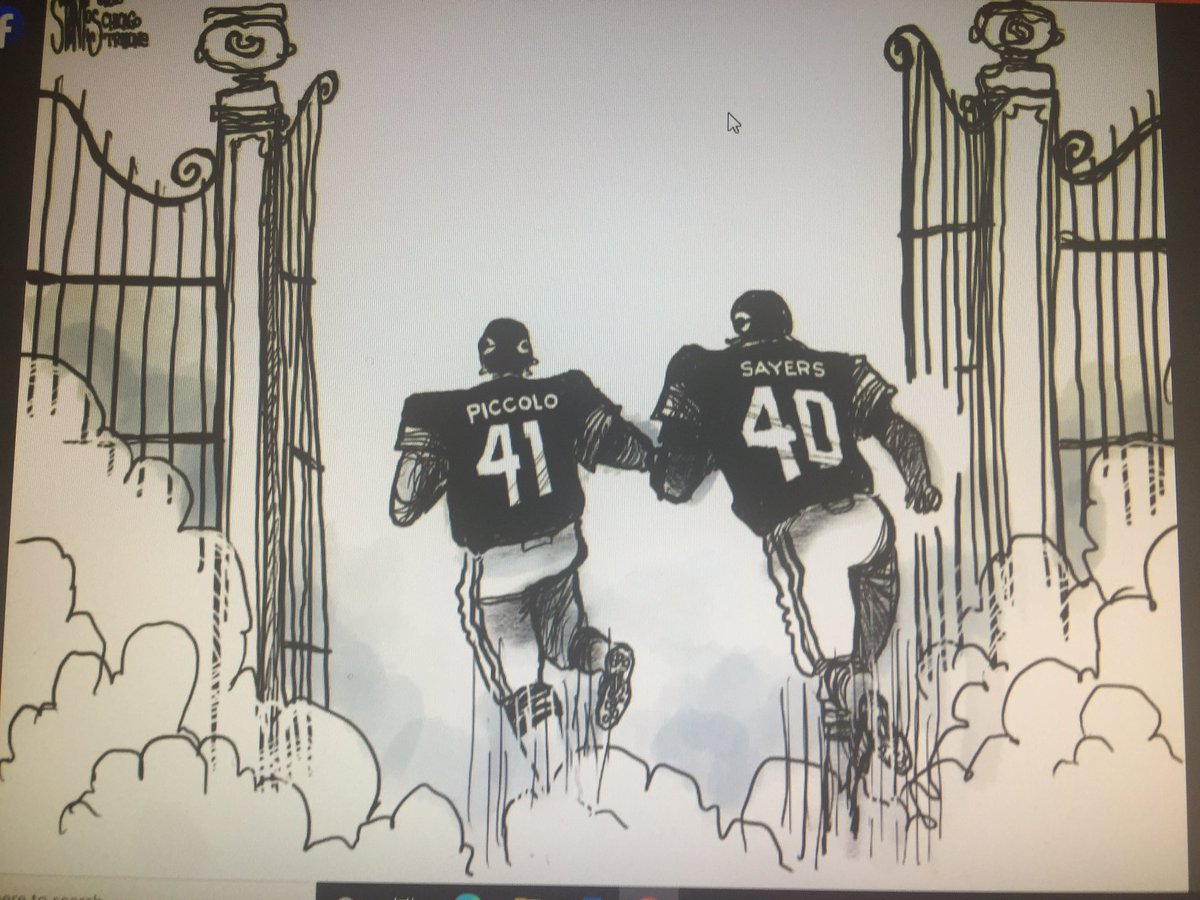 tuczen's tweet photo. This is just one of the many reasons why I love @uczen1004 ...she just gets me. She knew I would love this corny picture and truly understands my obsession with @ChicagoBears even if it gets a little loud on Sundays. Love you Michelle! #rip40 #BriansSong https://t.co/VxJoUX2Gr3