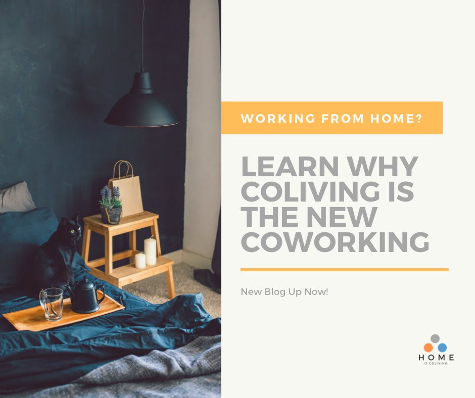 HomeIsColiving's tweet photo. Thanks to Covid-19, people are working from home now more than ever. Could coliving be the next coworking? Learn how in our new blog post.

https://t.co/QGb7lVUY0k

#coliving #coworking #toronto #community #workfromhome https://t.co/RHCrDgPT03