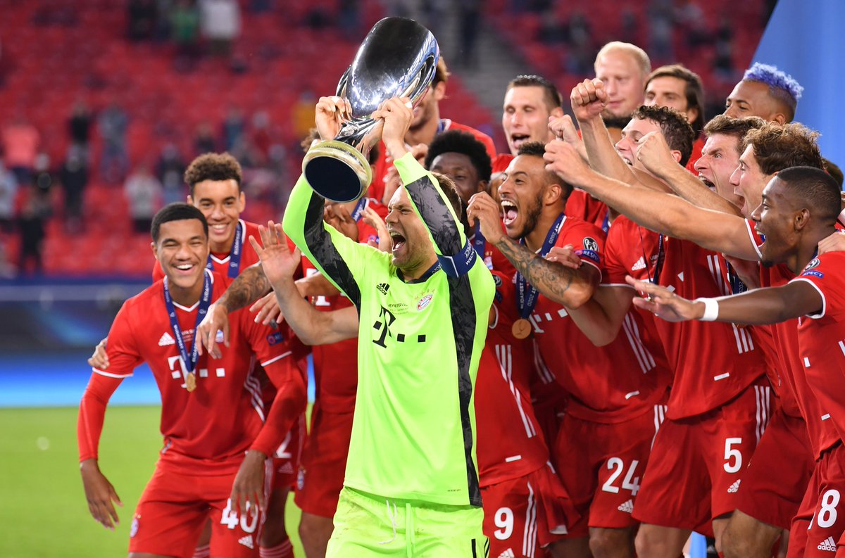 🔴 FOUR trophies in 2020 for Bayern! 🏆🏆🏆🏆

#SuperCup