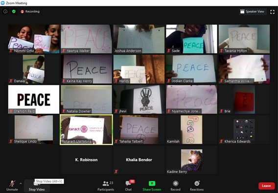 We just ended our first meeting for the semester and we are so excited for the new year! We left remembering the theme for this Peace day “Shaping Peace together”
See you next week Rotaractors !! #ReignitePassionThroughService #ReigniteD7020 #KeepTheFireBurning🔥 #rcuwi