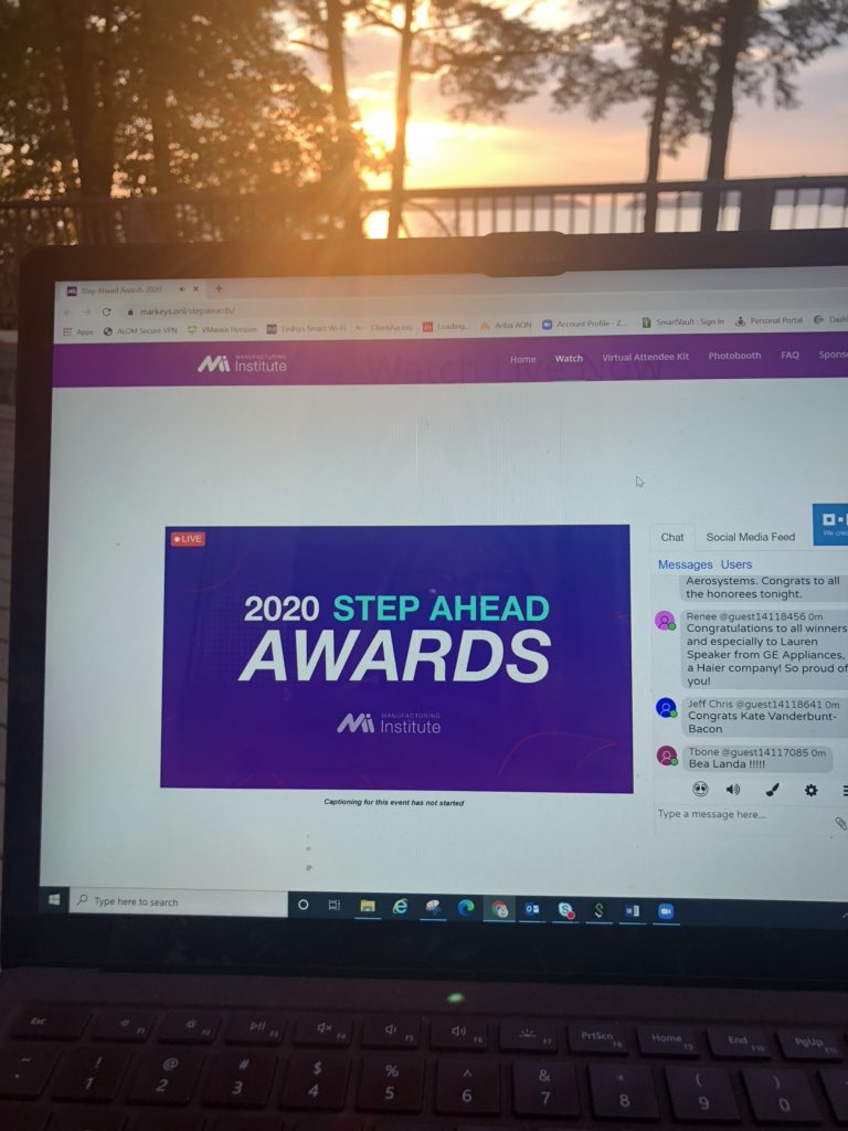 Celebrating <a href="/ALOM_GLOBAL/">ALOM</a>’s  <a href="/Irish_Fiona/">Fiona Lowbridge</a> for her 2020 Step Ahead Award!   What an accomplishment, so fortunate to have you on the team! #mfgwomen