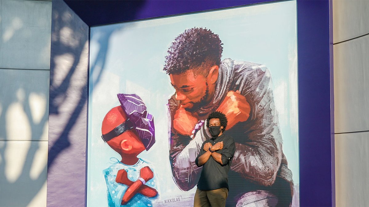 BEAUTIFUL! ❤️❤️❤️ The art installation is called “King Chad” and the artist behing the magic is from H-Town! abc13.com/6543458/