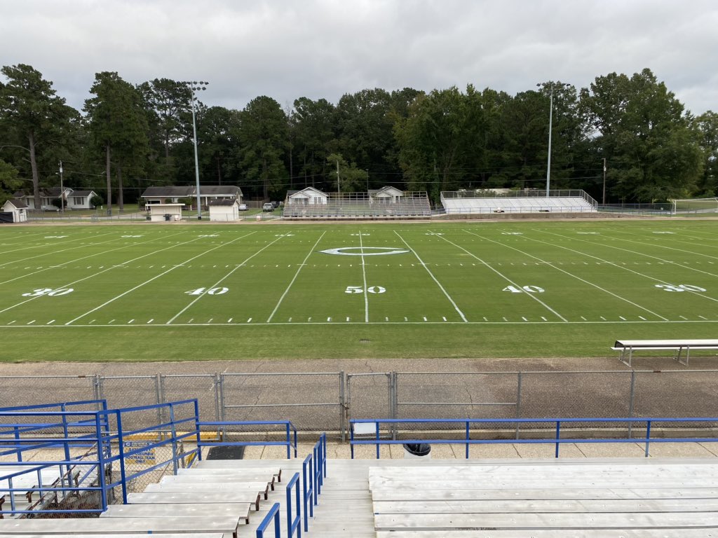 ColumbiaCatsFB's tweet photo. Our field is primed and ready for homecoming!! See y’all tomorrow night at 7! #Uncommon https://t.co/2zfeOlWZYE