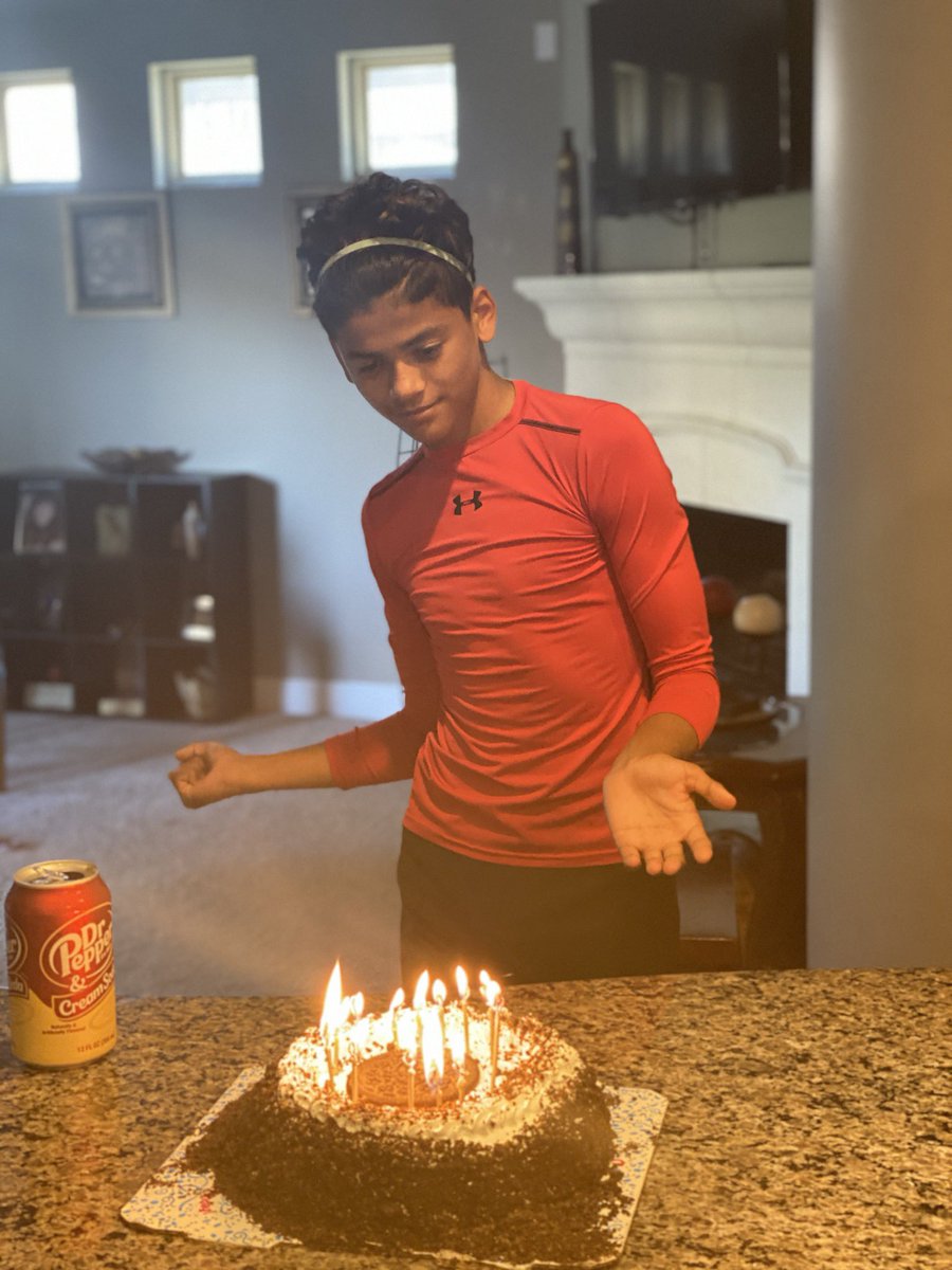 KateFaith_1's tweet photo. Happy 13th Birthday Little BRO! We Love you 😘 @Charro2310  #Prosoccerplayer #teenager https://t.co/0IlRibVekd