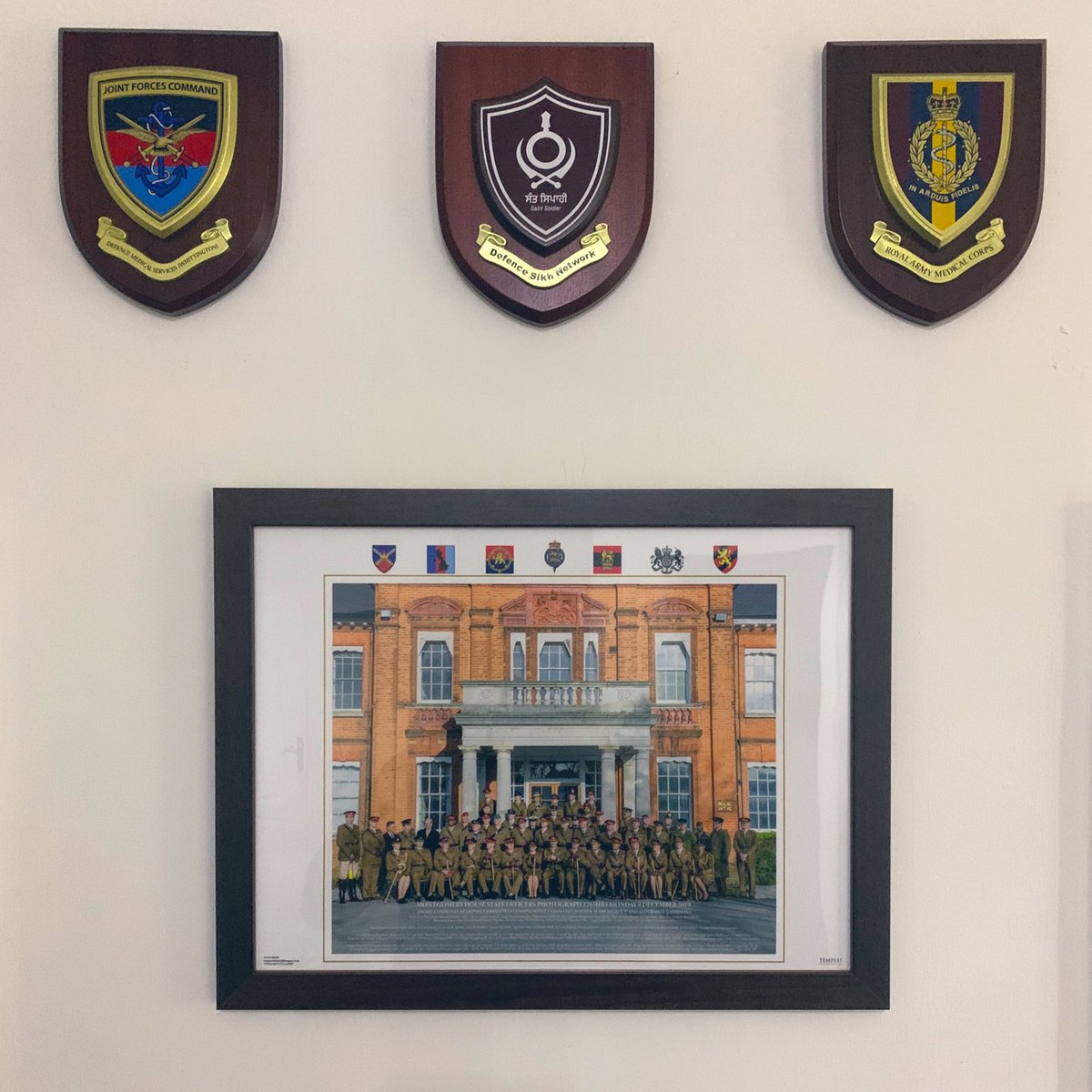 BritArmySingh's tweet image. New addition to the military wall, really enjoyed recreating a 1918 photograph of HQ Aldershot Command #Aldershot #Homecommand #RegionalCommand #BritishArmy #Sikh #SikhSolider