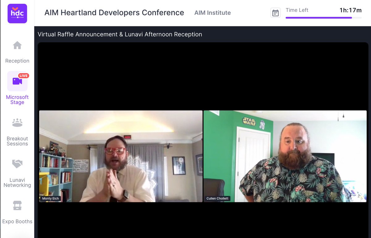 We had a spectacular virtual conference today. Thank you so much to our sponsors, presenters, attendees, partners and exhibitors. A special shoutout goes to presenting sponsor <a href="/Microsoft/">Microsoft</a> for making it possible, <a href="/jldeen/">Jessica Deen</a> for making us think, and <a href="/weisenheimers/">Weisenheimers</a> for making us laugh.