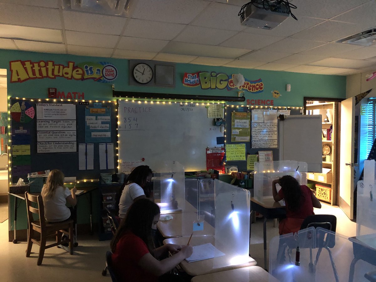 To celebrate today, our students let their light shine the way to learning! A little flashlight fun today!#hhsk8knights #knightshonor