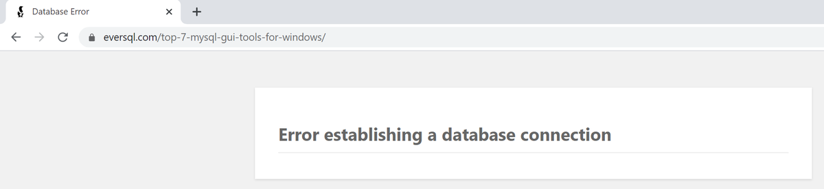 looks like someone's having issues with sql?