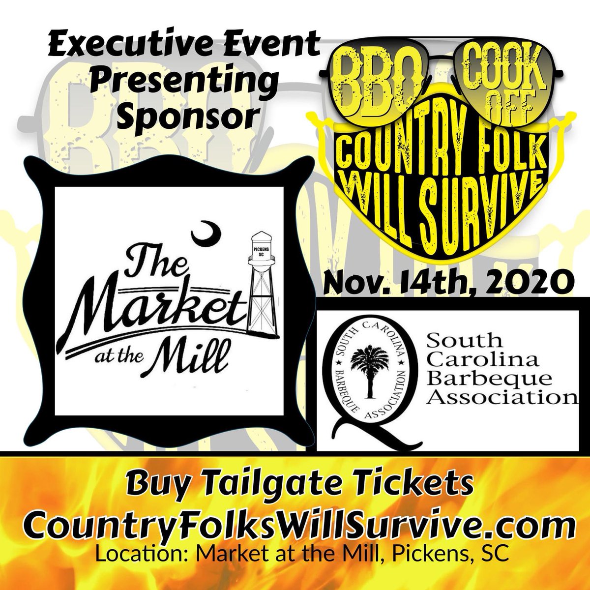 justinraywill's tweet photo. Please welcome our Presenting Sponsor The Market at the Mill , Pickens, SC - Nov. 14th, 2020 - https://t.co/SyqG8YrbJ9

#countrymusic #festival #bbq https://t.co/h6SQZMLqU1