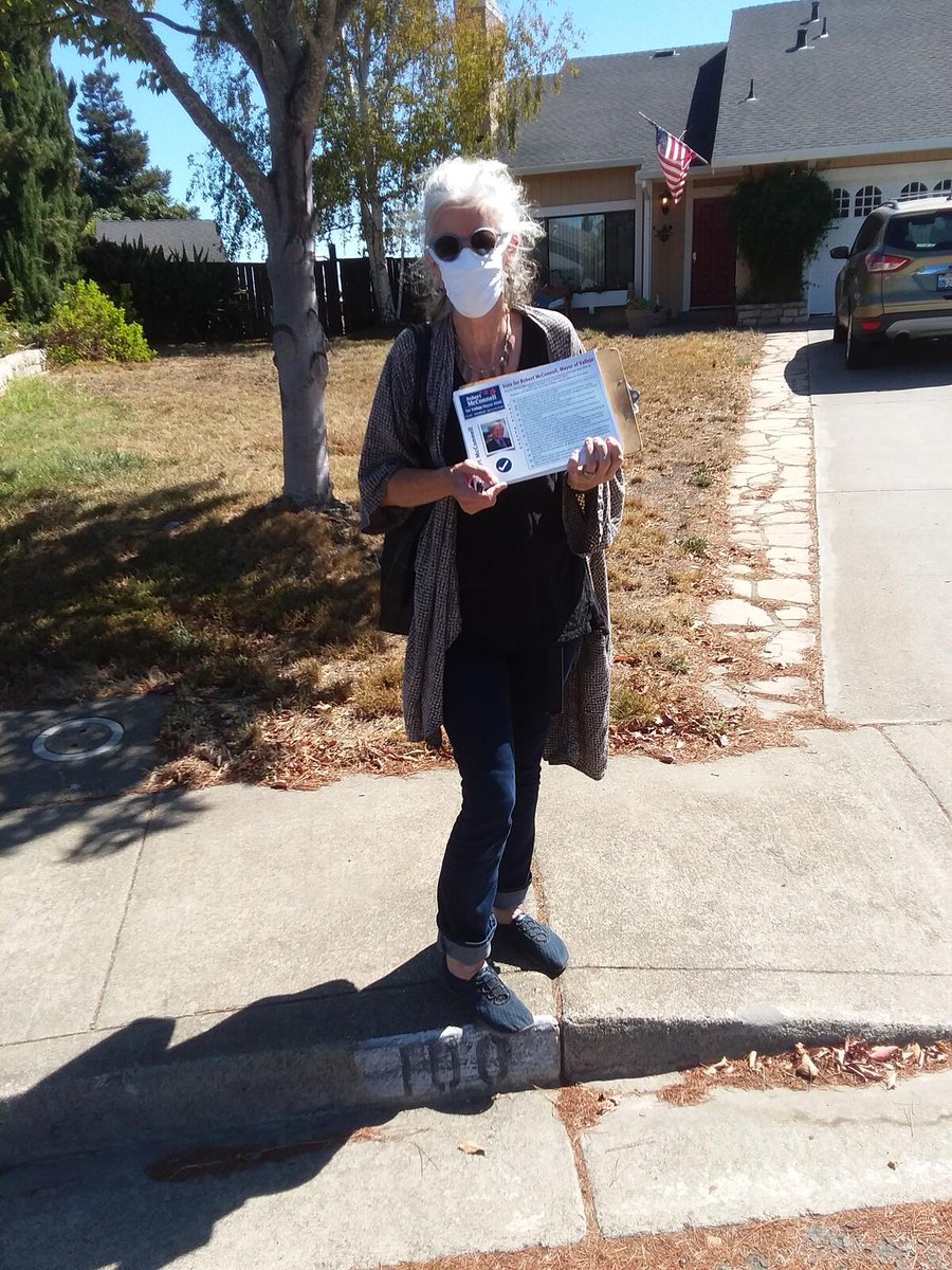 VjoCCMcConnell's tweet photo. Marianne Kearney Brown continues to do precinct walking for the campaign. Bravo MKB, and many thanks.

image by Jimmy Genn

#roberthmcconnellforvallejomayor2020 https://t.co/Xs0zNpQ9f4