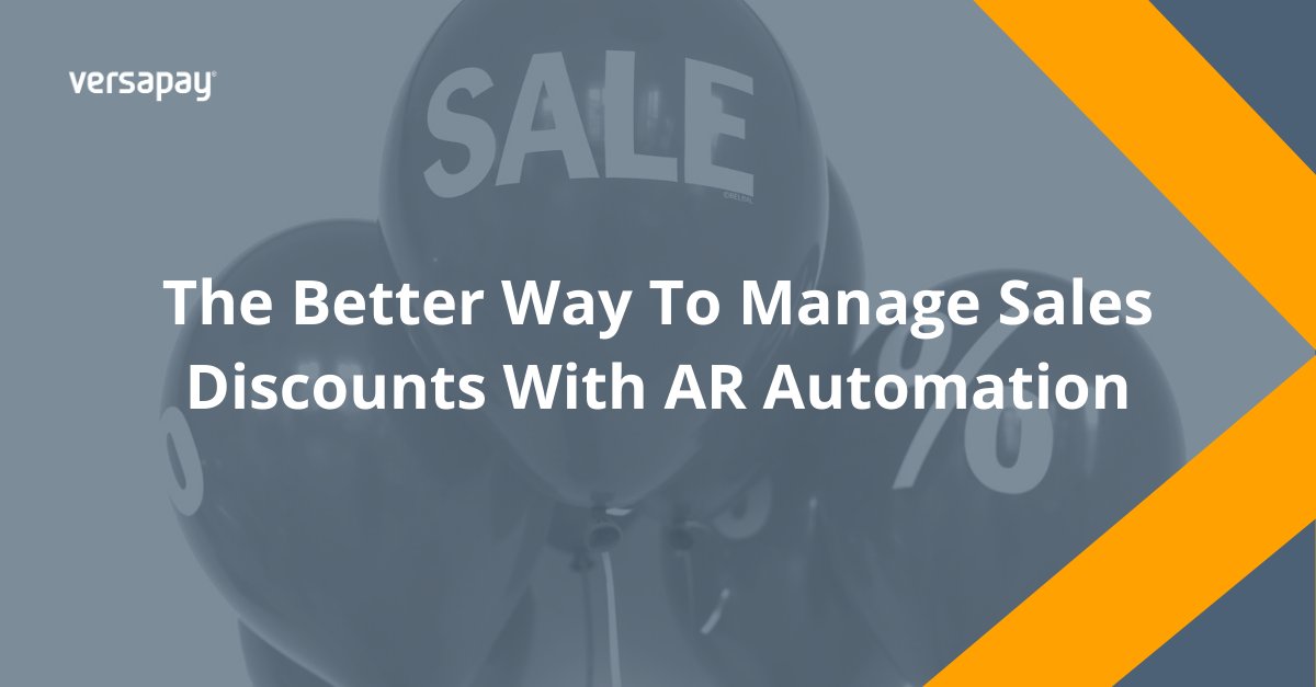 Versapay's tweet image. Sales discounts are great for incentivizing faster payments, but accounting for them can mean added work for your finance team.

In this blog, see how AR automation will help your finance team better manage sales discounts: versapay.com/blog/the-bette…

#Accountingblog #futurefinance