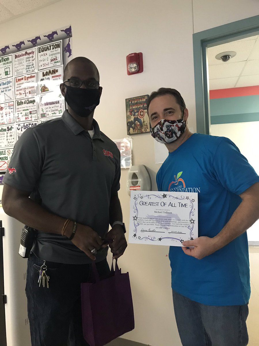 CainMustangs's tweet photo. Shout out to Mr. Tollison for being recognized for his amazing efforts in the classroom! He is definitely making an impact! #cainconnection #mathrocks https://t.co/9arN309gwB