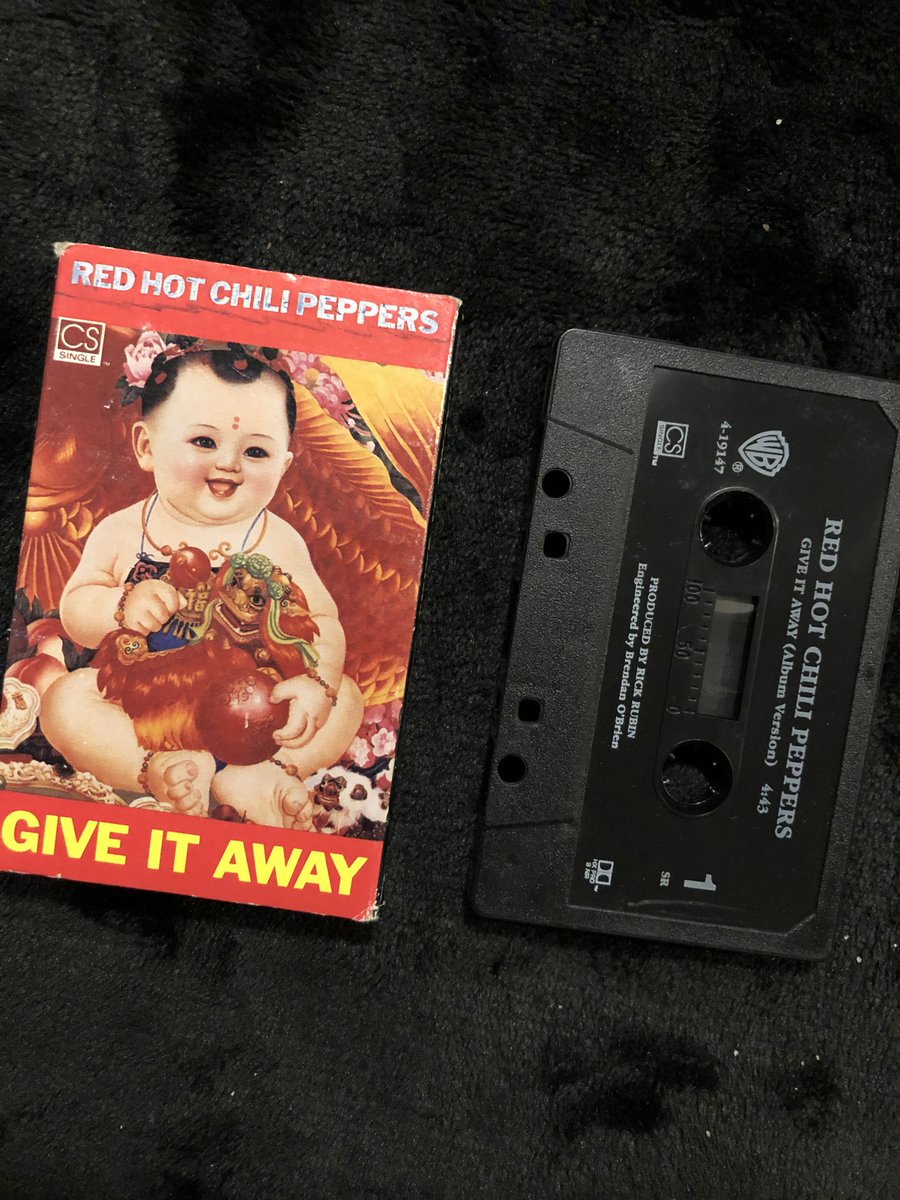 Singles cassette  #BloodSugarSexMagik Give It Away