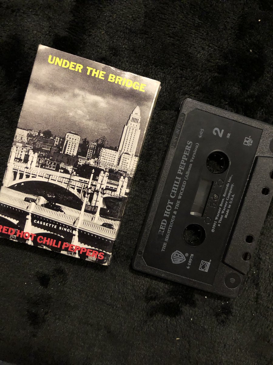 Singles cassette de  #BloodSugarSexMagik Under The Bridge