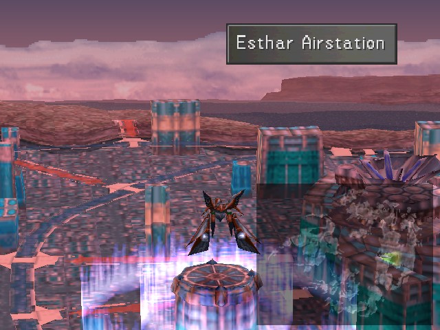 Esthar is the third. The sheer size of the city on the overworld map is astounding, and was unlike anything that had come before it. It's dramatic and incredible.