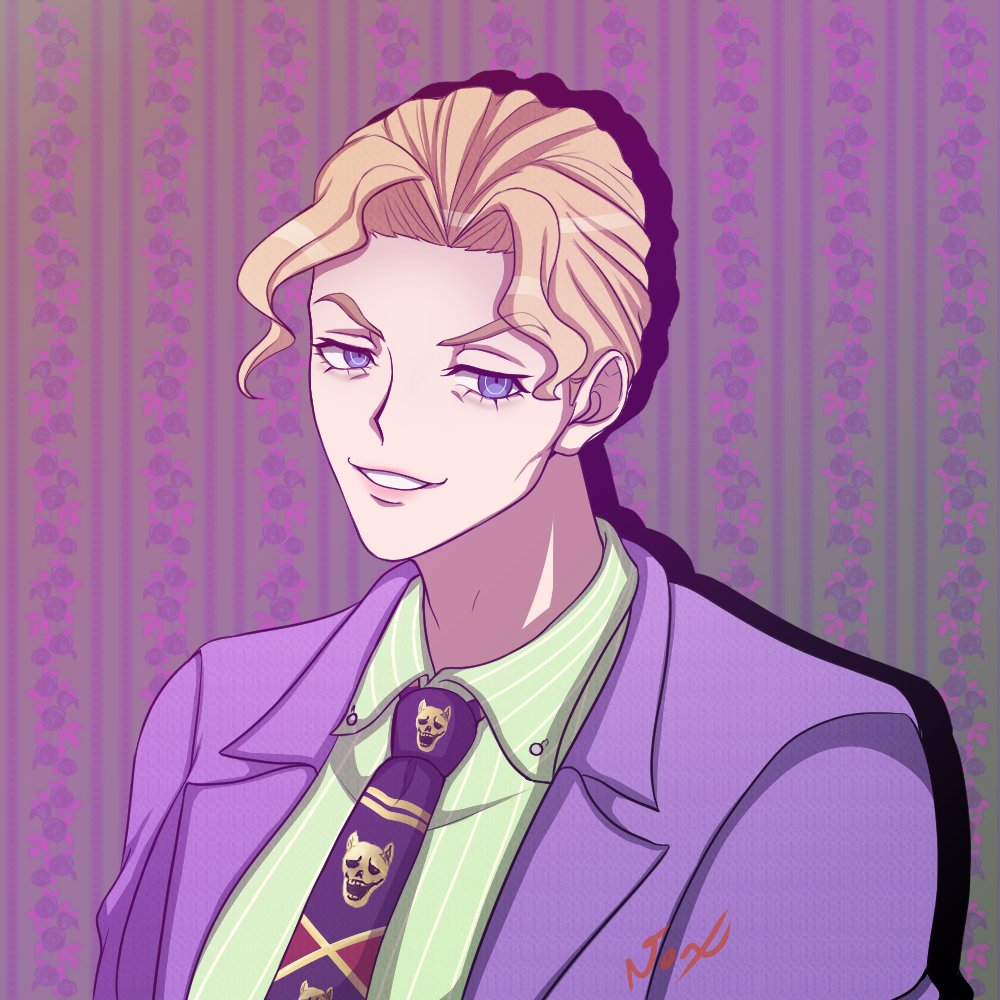 drvcagedhope's tweet photo. For the raffle I idiotically forgot about, here! I apologize for the wait and just finished them up - with a filtered option! Konoe Shimatate and Kira Yoshikage for @PCR4EVER and @Gaist18 ! https://t.co/anMJoesqRf