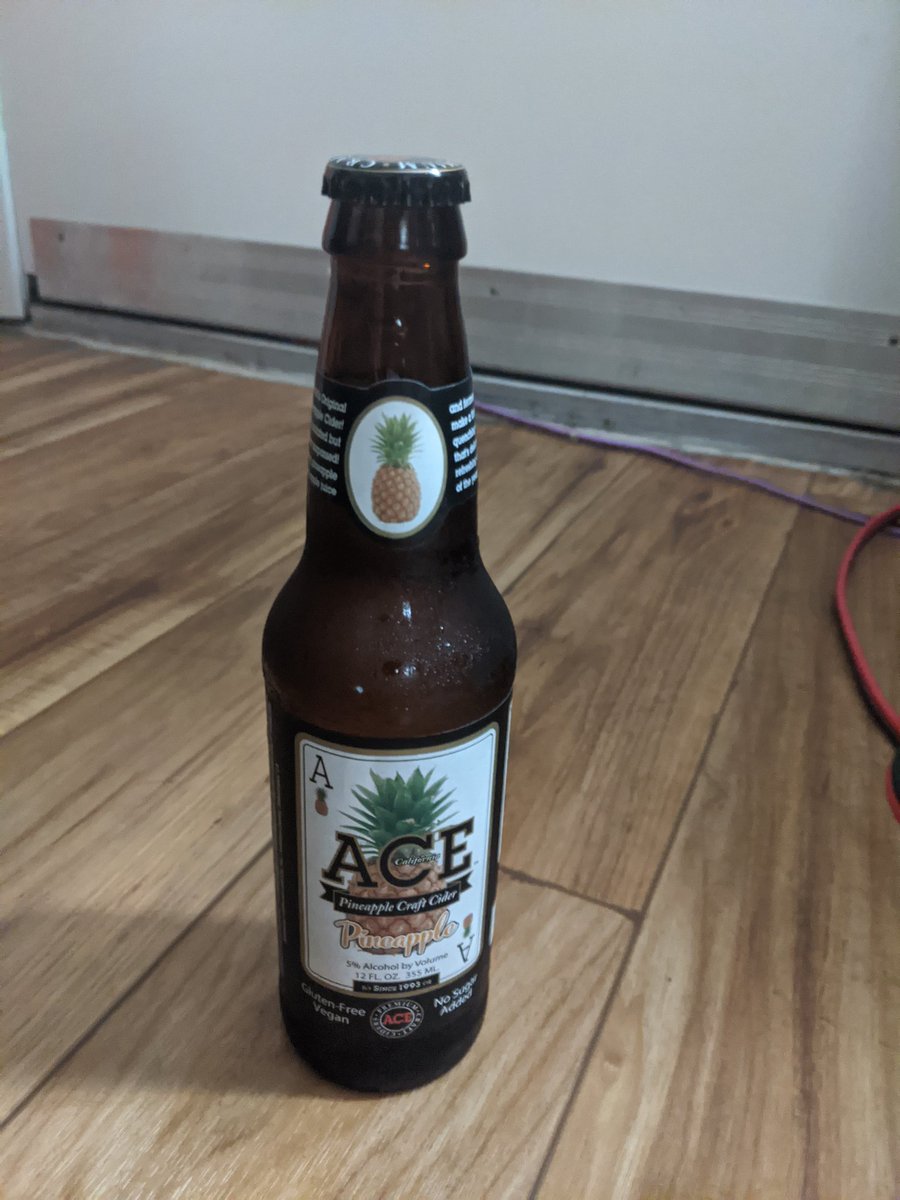 I have two objectives tonight:1) Sit on the floor and enjoy this pineapple cider. 2) come up with the dumbest way possible to load test an authoritative DNS server.
