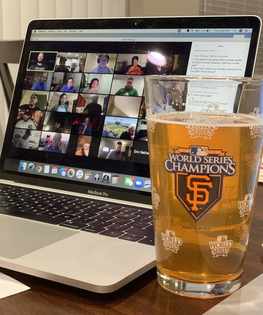 Good times playing Giants trivia with team leaders <a href="/Adamcopes/">Adam Copeland</a> and <a href="/BontaHill/">Bonta Hill</a>!