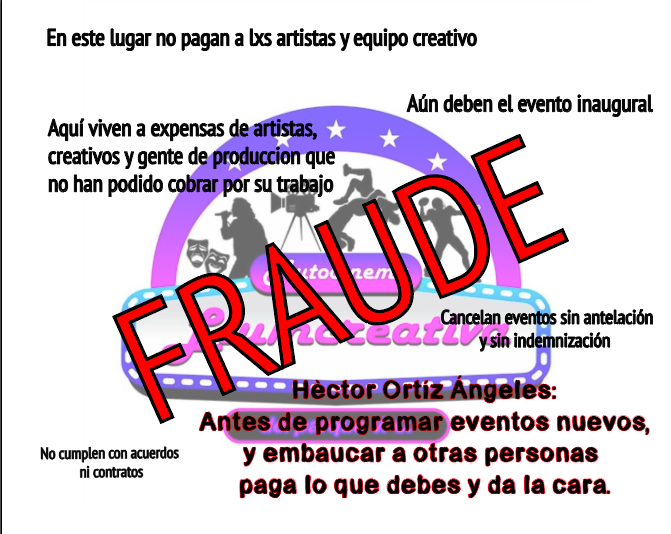 Querides me ayudarían con un RT a ver si la alcaldía nos hace caso y toma cartas en el asunto muchos pusimos nuestra chamba y no se vale 
<a href="/ReneeGoust/">Renee Goust “La Centaura del Norte” 🐎🤠🎶</a> <a href="/Notimex/">Notimex</a> <a href="/aristeguicnn/">Carmen Aristegui</a> <a href="/AristeguiOnline/">Aristegui Noticias</a> <a href="/VCiangherotti/">Vanessa Ciangherotti</a> <a href="/VanessaBauche/">Vanessa Bauche</a>