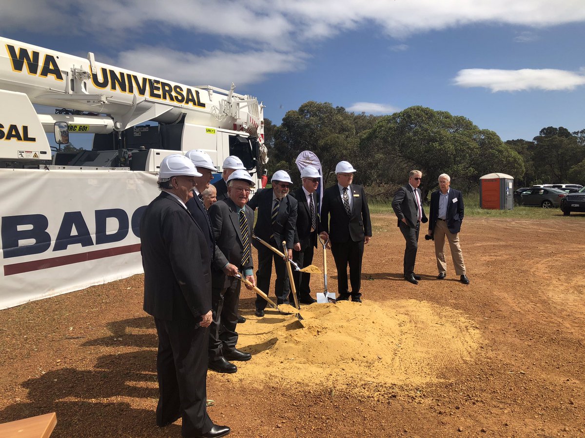Today Masonic Care WA had the ground breaking ceremony for our exciting $200 million project for a new care facility in Midland WA. First stage Alzheimer’s care beds and then a large Retirement village yo follow. Excellent work by Freemasons WA.