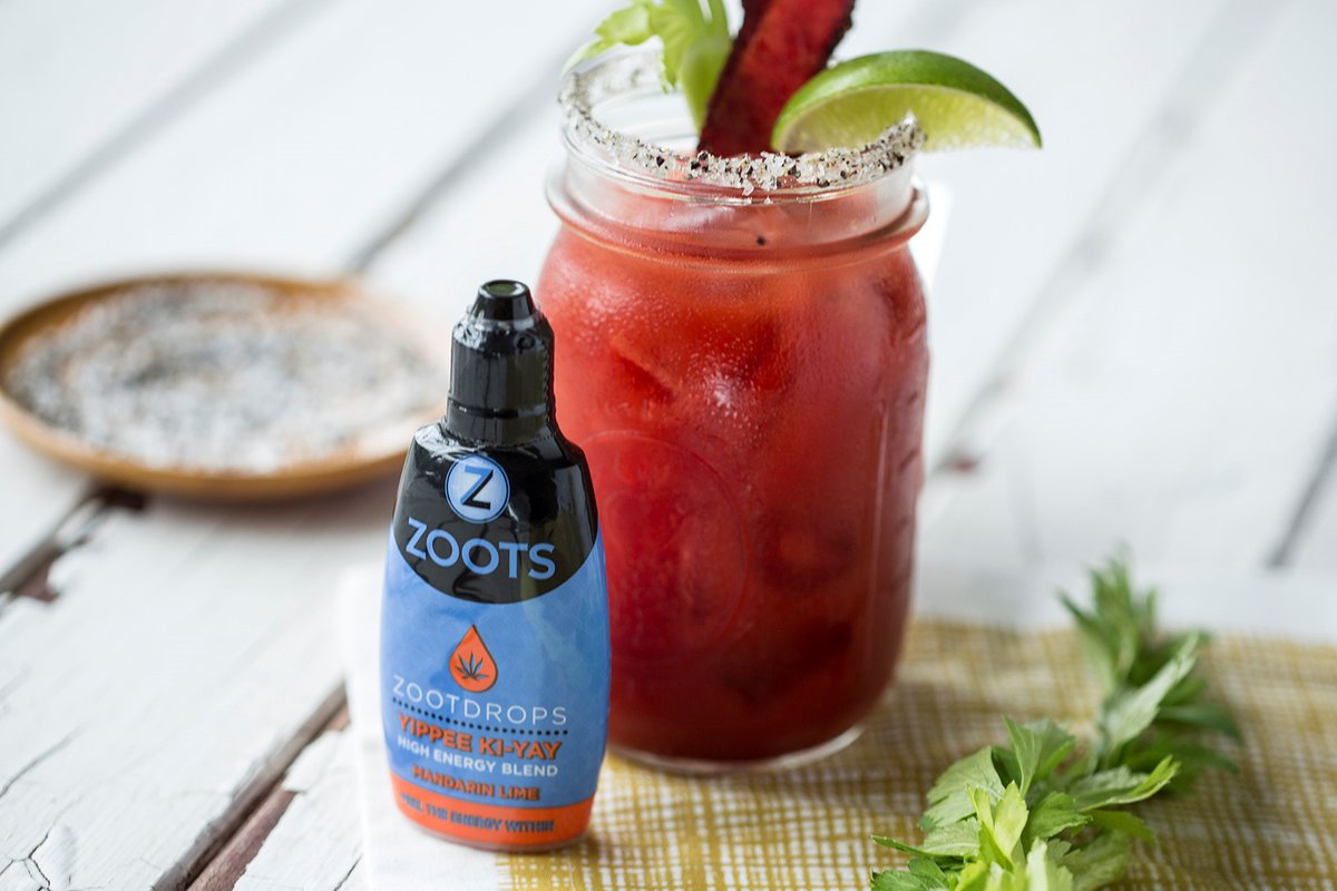 Up your fall brunch game with a new twist on this classic weekend beverage. Try a #ZootDrops #BloodyMary 🍹😋 Get the recipe at zootology.com/mixology