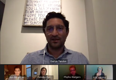 PublicNarrative's tweet photo. Darius Tandon of @NUFeinbergMed: The postpartum stories we hear are important. An intervention with a pregnant woman can help them be a better partner, parent or their own quality of life. Stories have always been an important part of our work." #ChangeWithUS https://t.co/pAgCcgrXWP