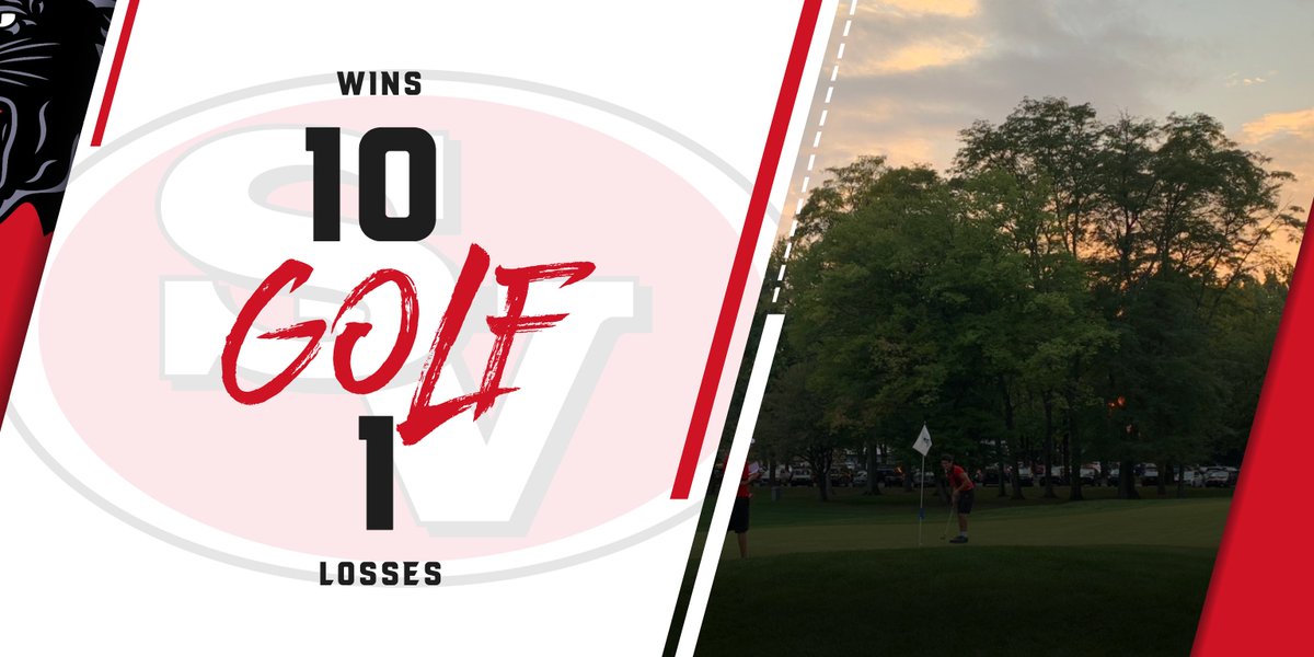 SauconAthletics's tweet photo. Congratulations to Saucon Valley Golf as they complete their regular season (10-1).  It is the first time Saucon Valley Golf has concluded the regular season with just 1 loss since 1995 when a guy named Bob Frey played. #SVPanthers https://t.co/0QVmEl7baH