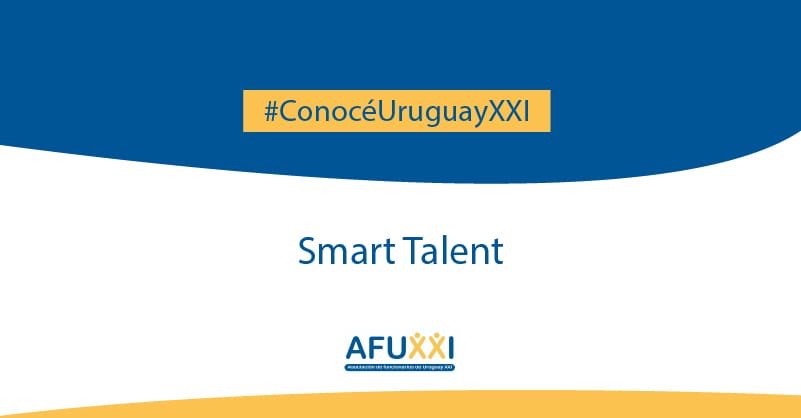 El portal laboral <a href="/SmartTalentUY/">Smart Talent UY</a> es una herramienta del programa de Servicios Globales de #UruguayXXI orientada a captar talentos para que distintos profesionales puedan trabajar desde #Uruguay hacia el mundo