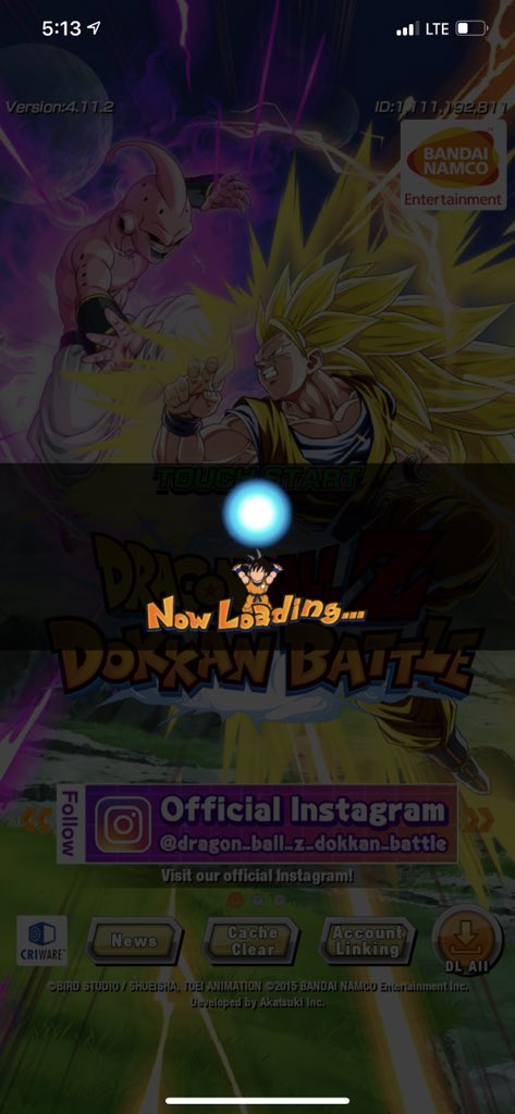 NTR96's tweet photo. @dokkan_global guess I can’t play anymore have tried WiFi and data just continuous loading screen sat on it for 20 minutes and nothing https://t.co/5trv1YWSmL