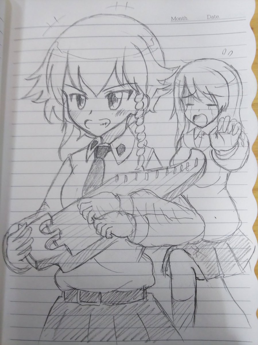 大洗の色んな所でガルパン絵を残してる者です(^_^;)
#最近フォローした方は知らない過去絵を晒す 