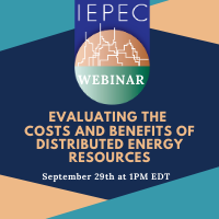 iepecinfo's tweet photo. Please register for Evaluating the Costs and Benefits of Distributed Energy Resources on Sep 29, 2020 1:00 PM EDT at:

https://t.co/16sLVj1bRe https://t.co/Tagj6UluJj