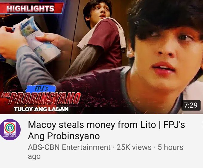 QuenDreaOFC's tweet photo. •WATCH•

Macoy steals money from Lito | FPJ's Ang Probinsyano 

WATCH HERE: 🔗 https://t.co/4x1RRcKafz 

Make sure to LIKE, COMMENT &amp; SHARE the link! 
@imsethfedelin @DreamscapePH 

#SethDrea 
#SethFedelin #AndreaBrillantes 
#FPJAP4Pera https://t.co/m6vYtgVgLh