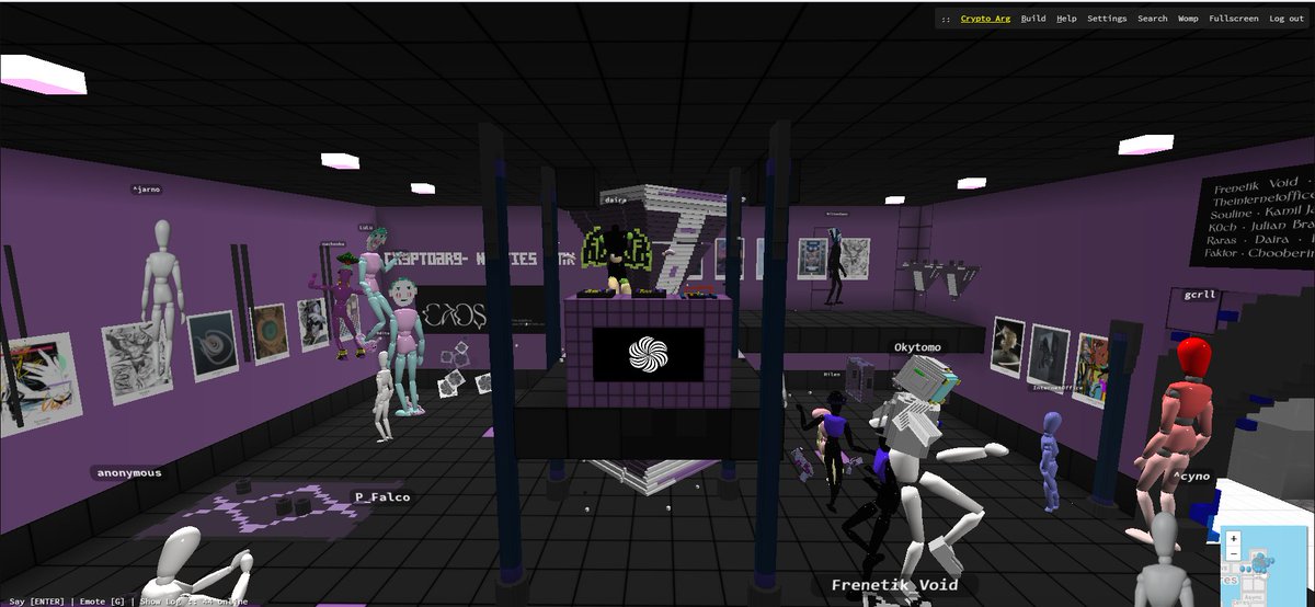 When we thought about doing a collaborative drop in <a href="/niftygateway/">Nifty Gateway Studio</a> , I didn't think something this powerful would be generated!✨

Thanks to everyone who came to the <a href="/Cryptoarg_/">CryptoArg</a>   event in <a href="/cryptovoxels/">Voxels</a> , the collection is available at niftygateway.com/collections/cr…