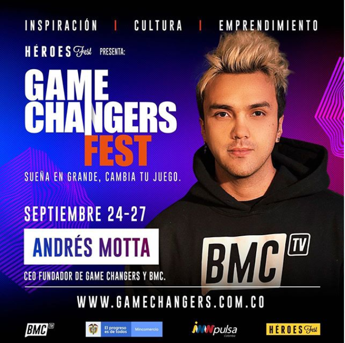 No se pierdan a nuestro CEO de #GameChangersFest by @BMCtv_ 

@ANDRES_MOTTA 🔥🔥🔥

#BeAGameChanger