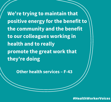 While the rest of Victoria is breathing a sigh of #COVID19 relief,  #healthworkers still have a lot to do.  Our WhatsApp channel offers anyone working in health an opportunity debrief their day.  Tell us what challenge you faced today bit.ly/COVID-19HWVoic… 
#HealthWorkersVoices
