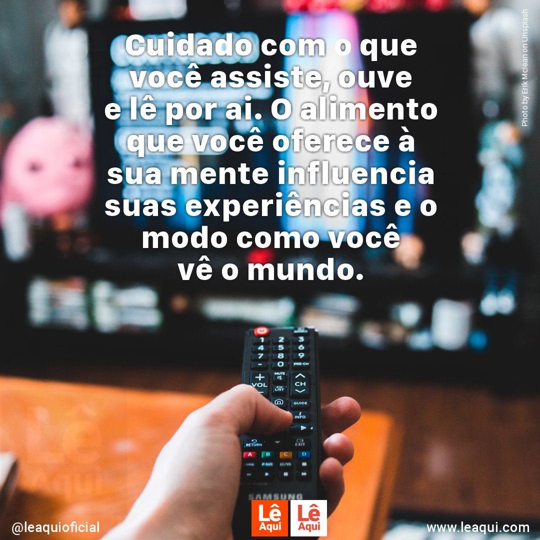 leaquioficial's tweet image. Cuidado com o que você assiste, ouve e lê por ai. O alimento que você oferece à sua mente influencia suas experiências e o modo como você vê o mundo.

Lêaqui: a mensagem certa na hora certa 

#leaqui #poderdamente #crenças