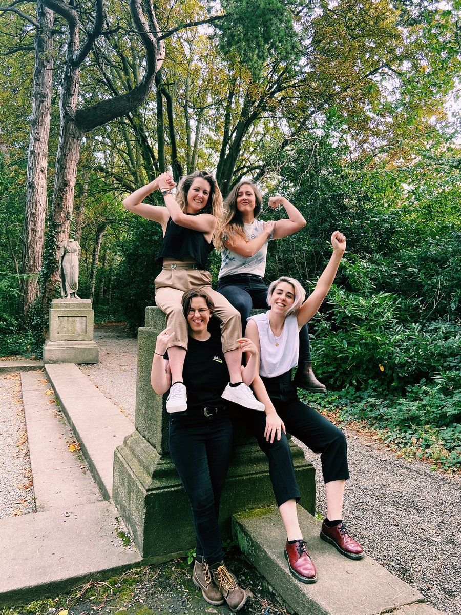PillowQueens's tweet photo. We did it gals! The album is out! We’re very proud of it we hope you love it as much as we do. Thank you so much for all the support yiz have given us. As we’ve say from the start, we have no business doing this 😎

Order it now gwan x https://t.co/bI63V6na49 https://t.co/Wf87UbfJFg